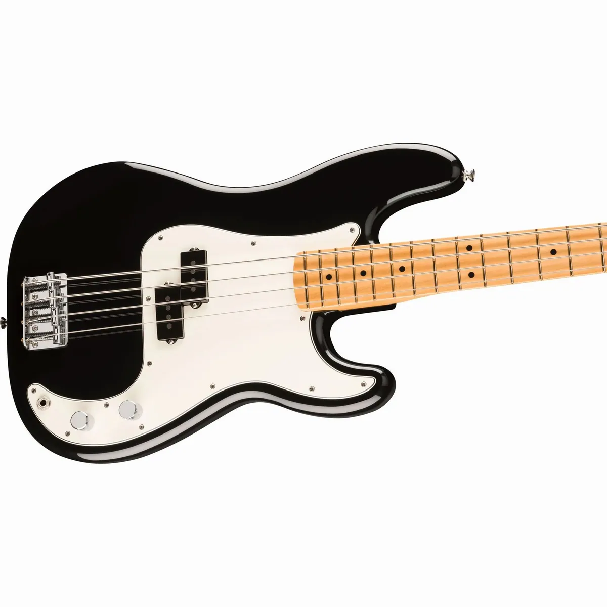 Fender Player II Precision Bass MN Black, ergonomischer Korpus, Alnico V Split-Coil-Tonabnehmer 4