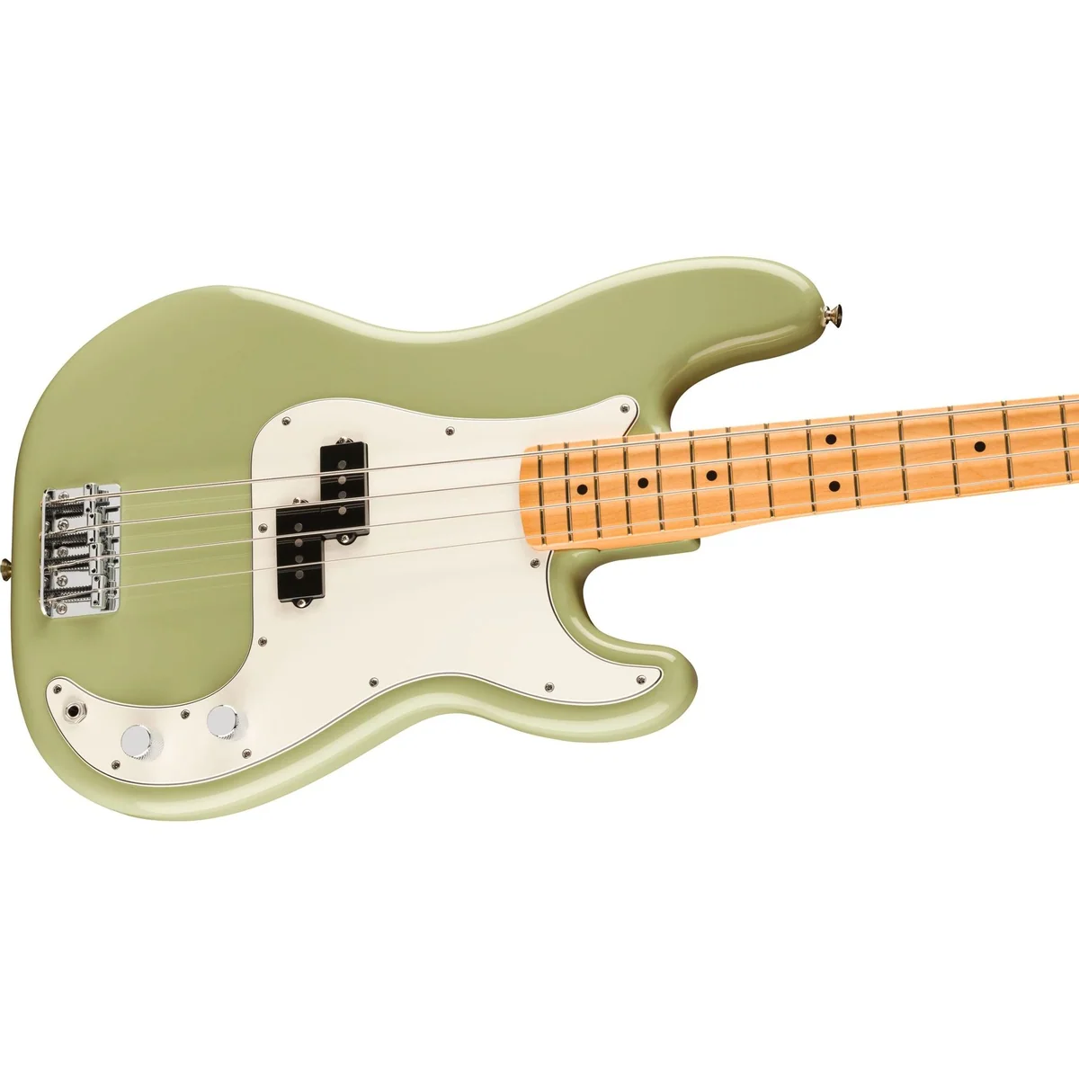 Fender Player II Precision Bass MN Birch Green, ergonomischer Korpus, knurrender Split-Coil-Sound 4