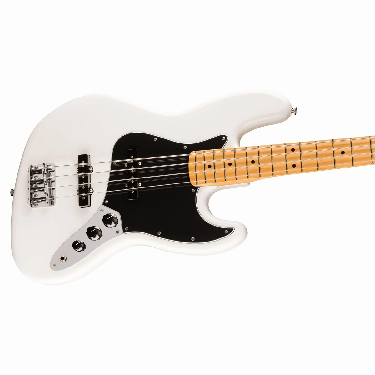 Fender Player II Jazz Bass MN Polar White, vielseitig, komfortabel, präzise 4