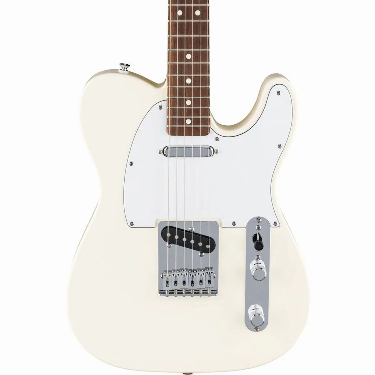 Fender Standard Telecaster LRL Olympic White, Pappel-Korpus, geschraubter Ahorn-Hals 3