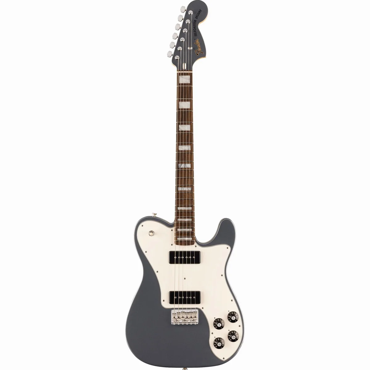 Fender Chris Shiflett Cleaver Telecaster, Erle-Korpus, Noiseless Pickups — Charcoal Frost Metallic