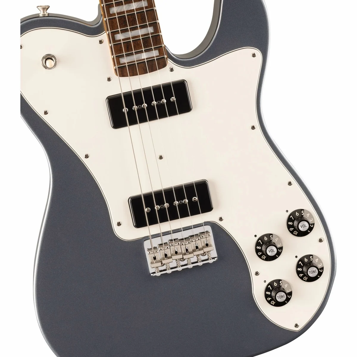 Fender Chris Shiflett Cleaver Telecaster, Erle-Korpus, Noiseless Pickups — Charcoal Frost Metallic 3