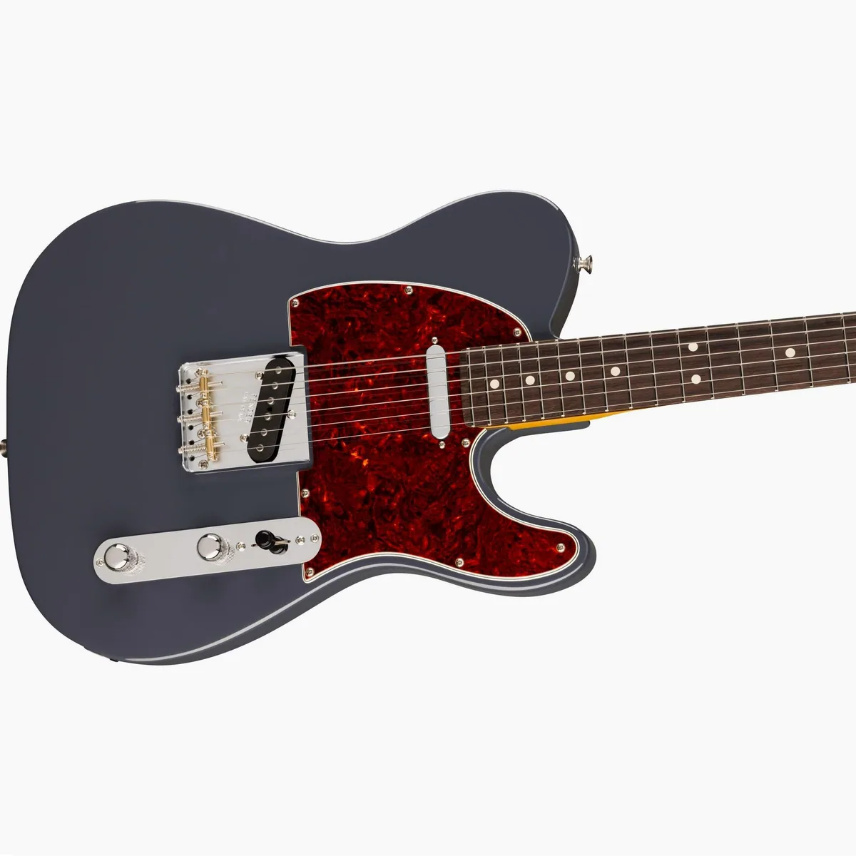 Fender American Professional Classic Telecaster RW Faded Black, traditioneller Tele-Sound, moderne Bespielbarkeit, Deluxe Gigbag 4