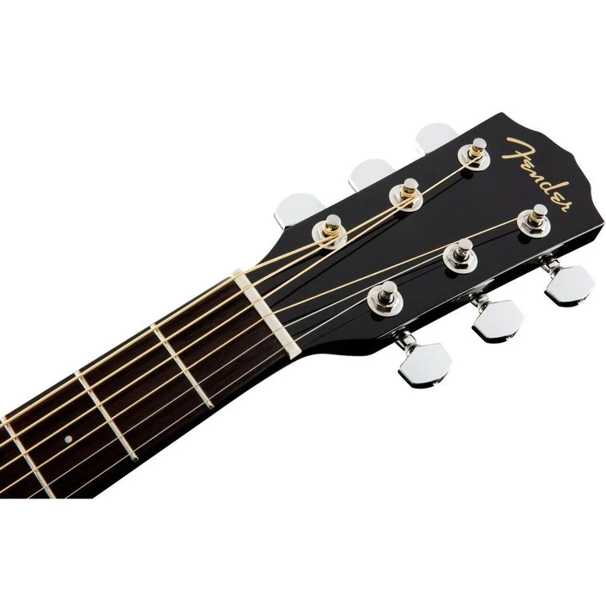 Fender CC-60SCE Black Westerngitarre, kompakt, massiver Klang, Cutaway für hohe Lagen 5