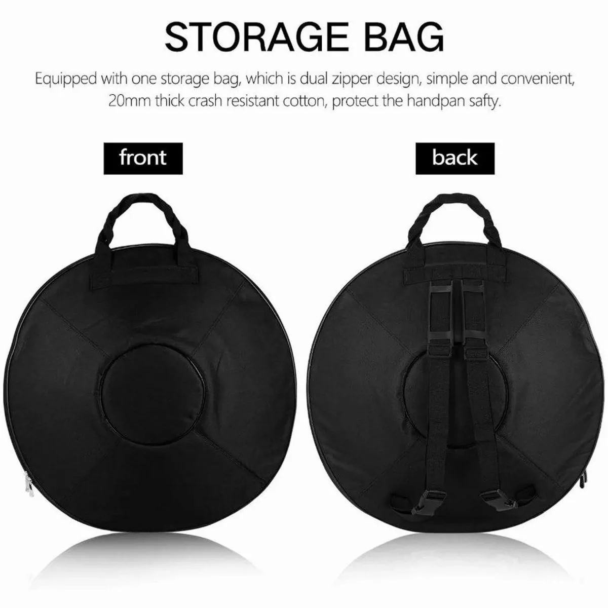 Fine Life Pro Handpan 10 Töne, handgefertigter Stahl, umfassendes Zubehör 5