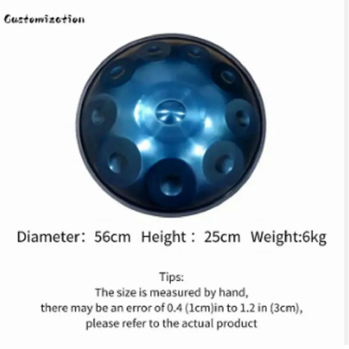Fine Life Pro Handpan 22 Zoll, 12 Töne, stabil und vielseitig 5