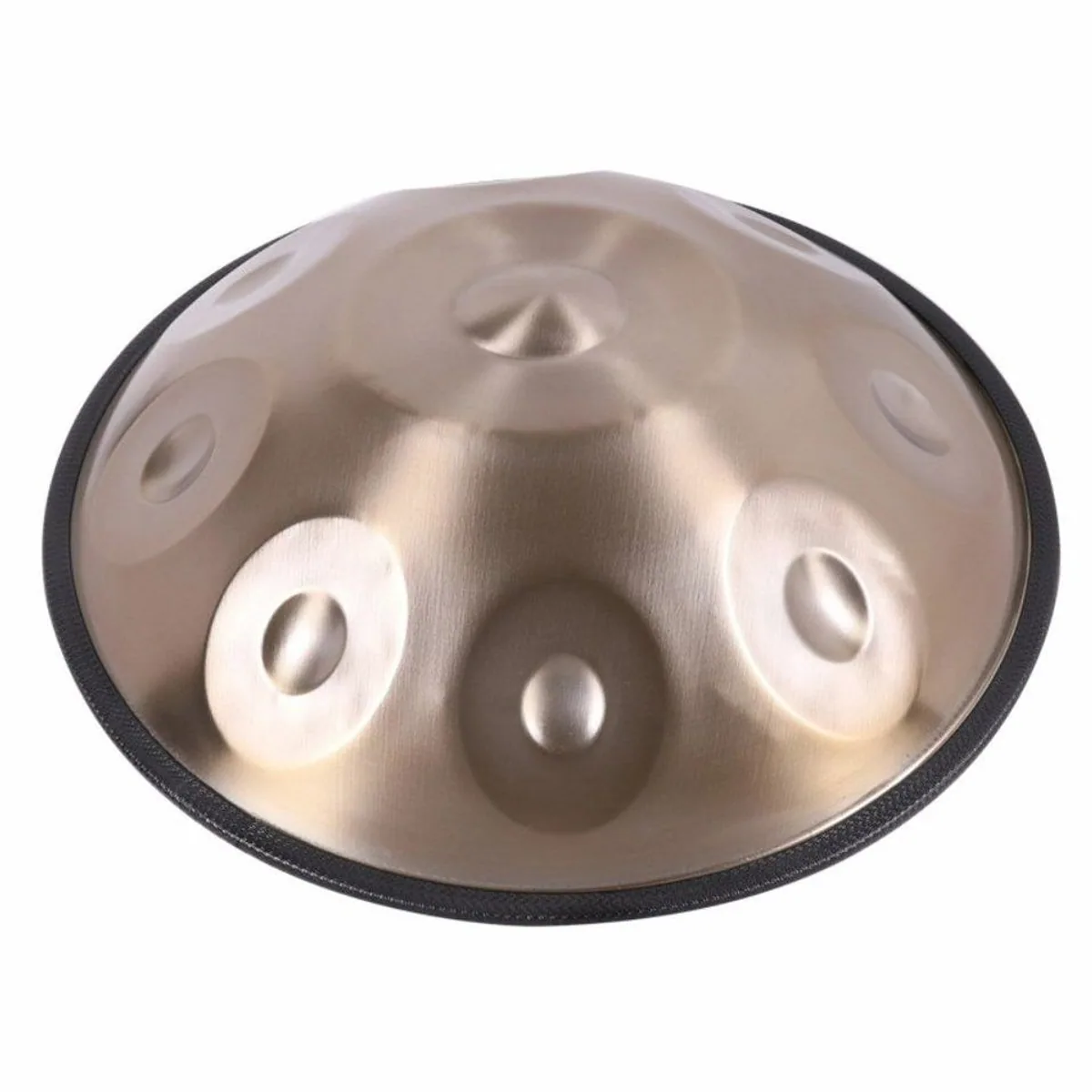 Fine Life Pro 9-Ton-Handpan, D-Moll, Gold — handgehämmert, robust, ideales Einsteigerinstrument 2