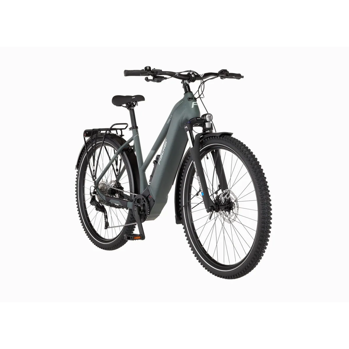 Fischer Terra 6.8I E-Bike, kraftvoller BROSE Mittelmotor, 9-Gang Shimano Schaltung, 711 Wh Akku 2