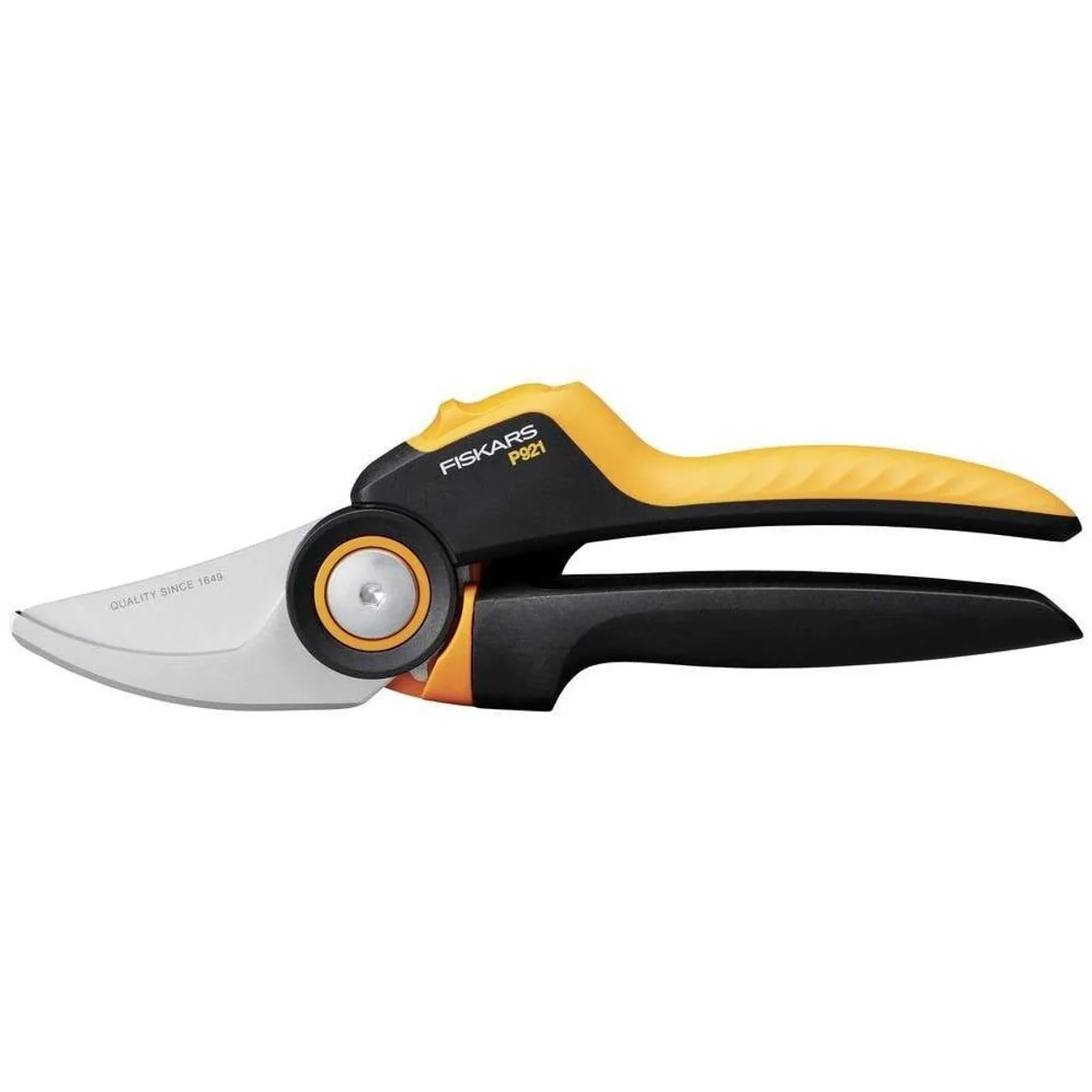 Fiskars X-series M Bypass-Gartenschere, maximale Schneidkraft, ergonomische Handhabung