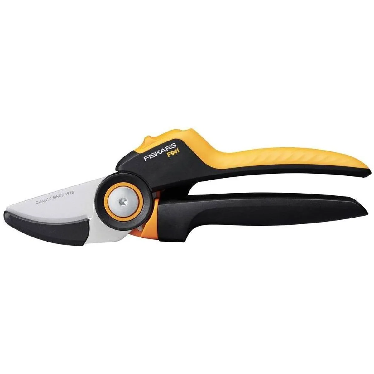 Fiskars X-series Amboss-Gartenschere, 3x Schneidkraft, ergonomischer Griff