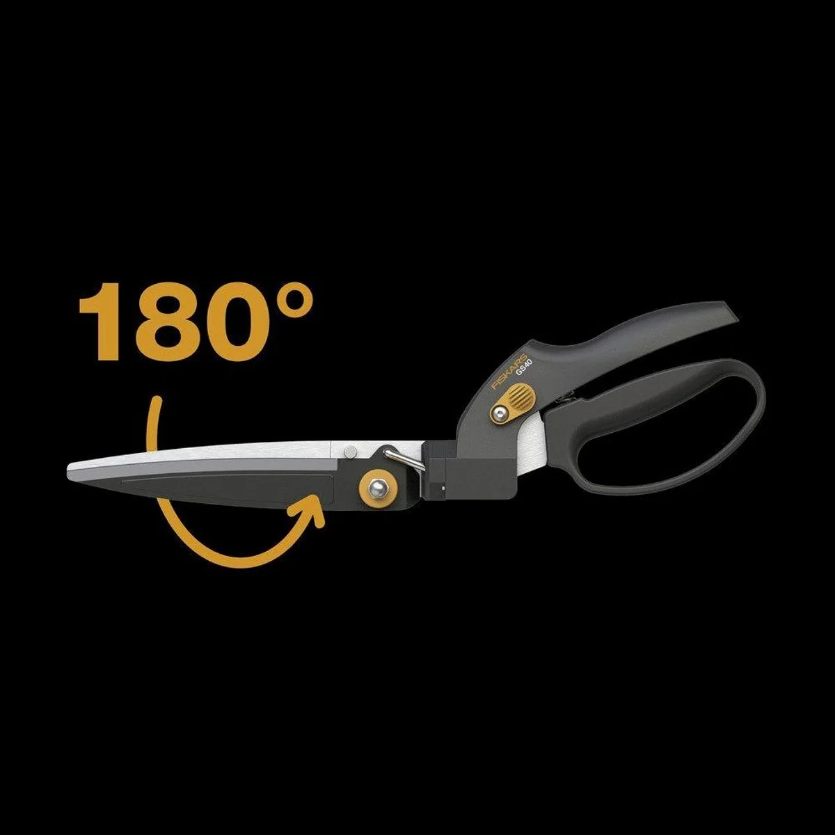 Fiskars SmartFit GS40 Gartenschere, präzises Schneiden, ergonomischer Griff, 180° verstellbar 2