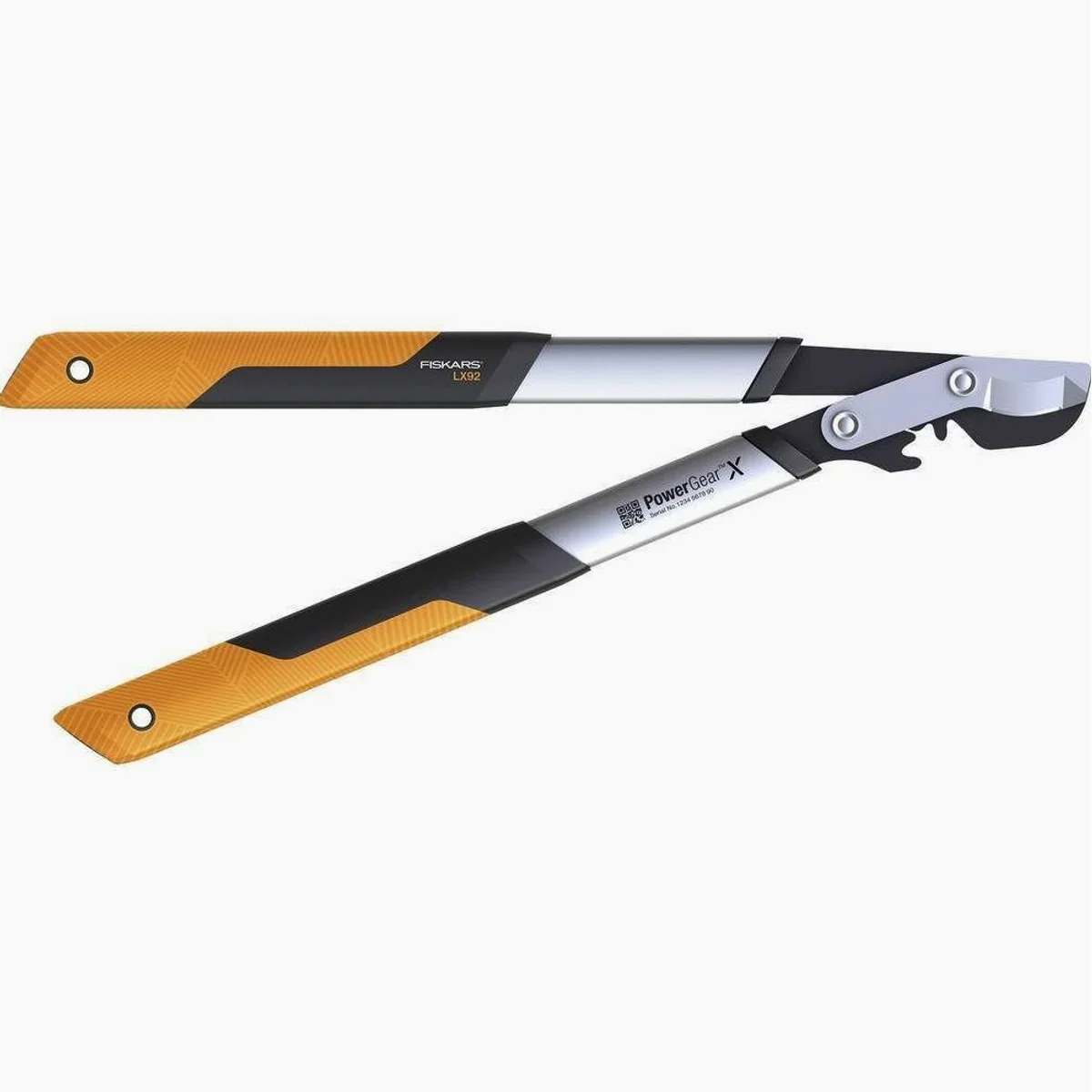 Fiskars Astschere PowerGearX LX92-S, hohe Schneidleistung, rutschfester Griff