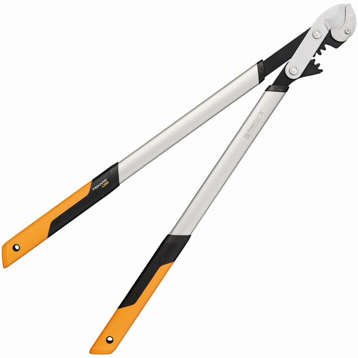 Fiskars PowerGear LX99-L Astschere, präzises Schneiden, kraftsparend, wetterbeständig