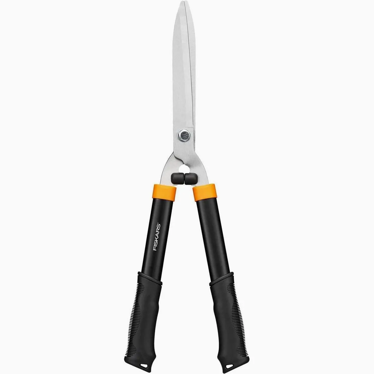 Fiskars HS21 Solid Heckenschere, gehärtete Stahlklingen, komfortabler Soft-Touch Griff