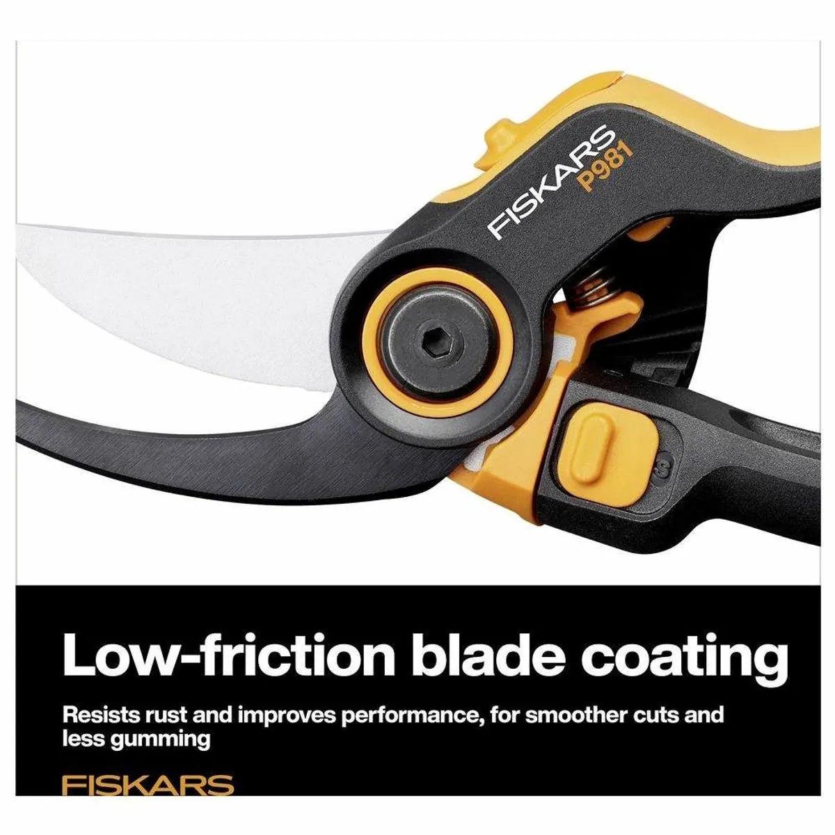 Fiskars X-series Gartenschere, Bypass, ergonomischer Rollgriff, antihaftbeschichtete Klingen 5