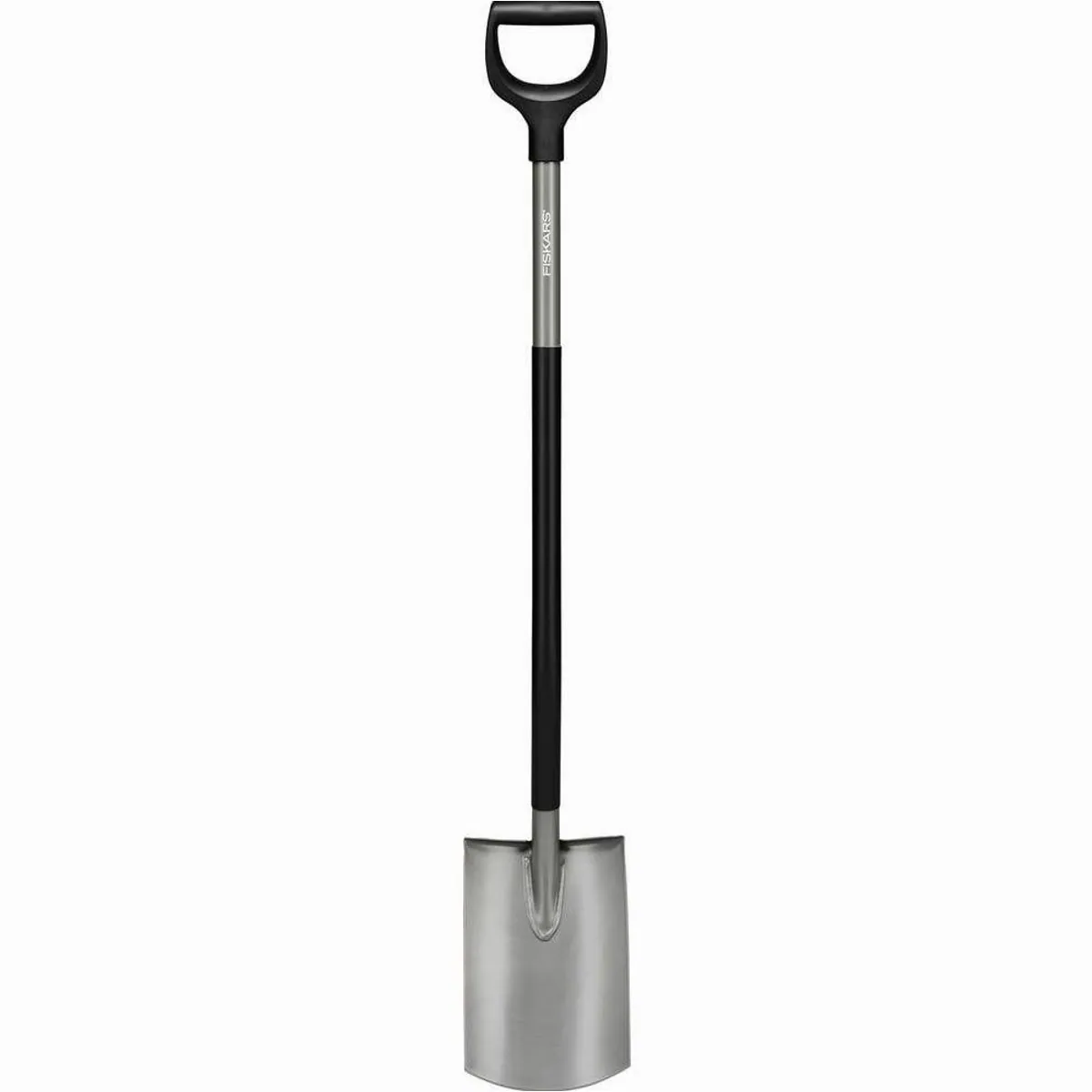 Fiskars Ergonomic Gärtnerspaten, komfortabler Griff, scharfe Schneide, langlebiger Stahlschaft