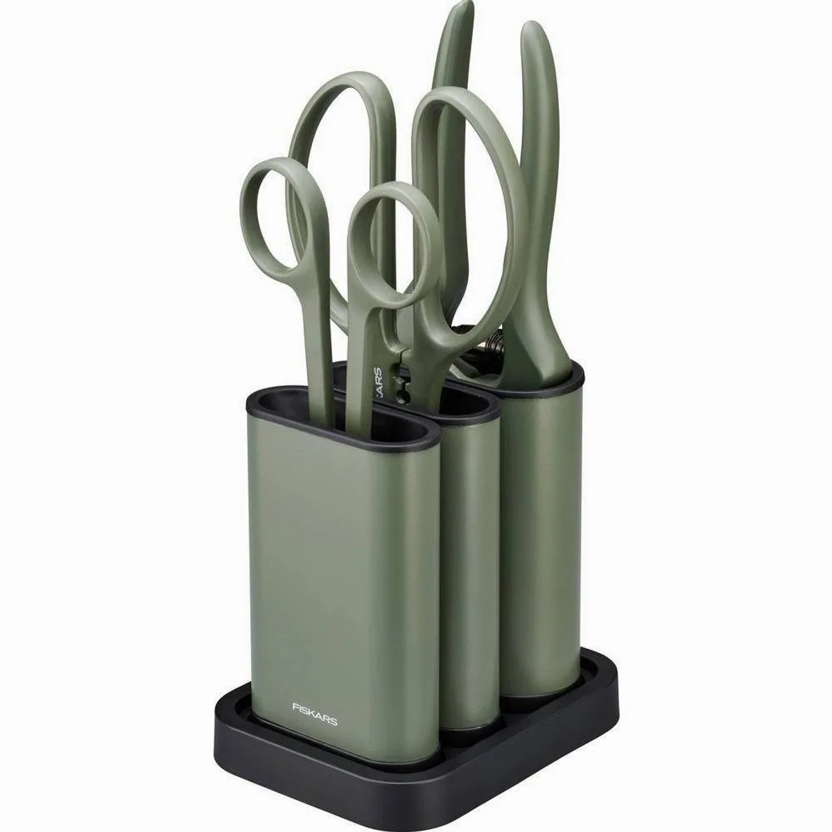 Fiskars 3-tlg. Gartenscheren-Set, präzise Schnitte, komfortable Griffe