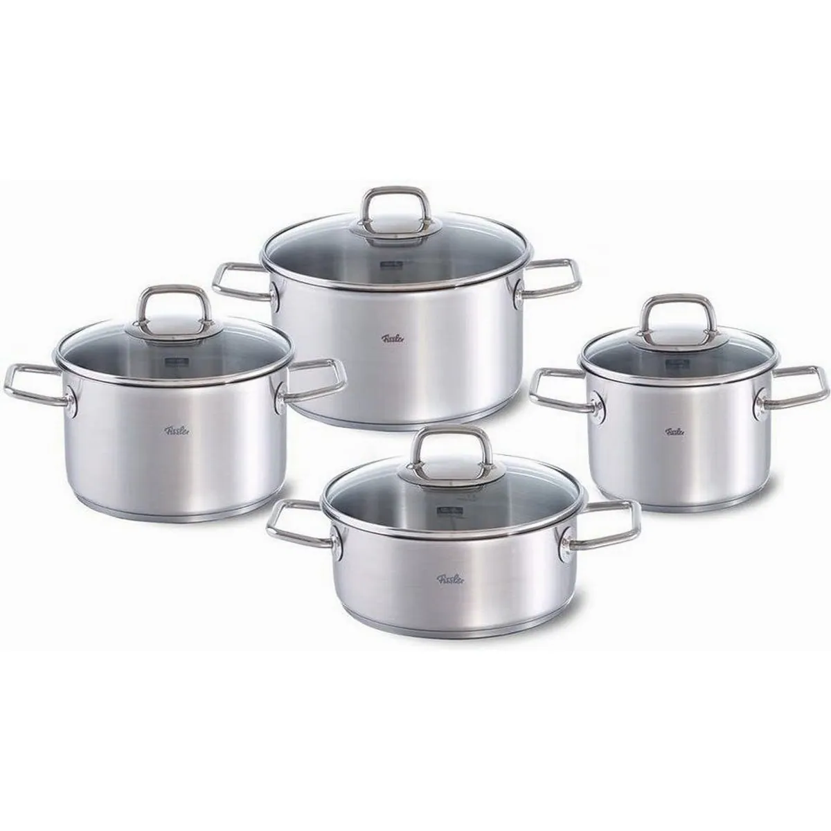 Fissler Viseo Topf-Set, 8-teilig, Edelstahl 18/10, induktionsgeeignet 2