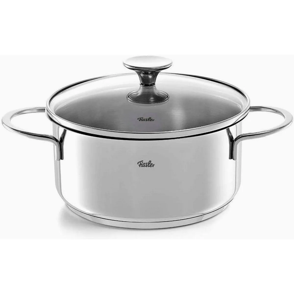 Fissler Topf-Set Copenhagen, 9-teilig, Edelstahl 18/10, Induktion, hitzebeständige Glasdeckel 5