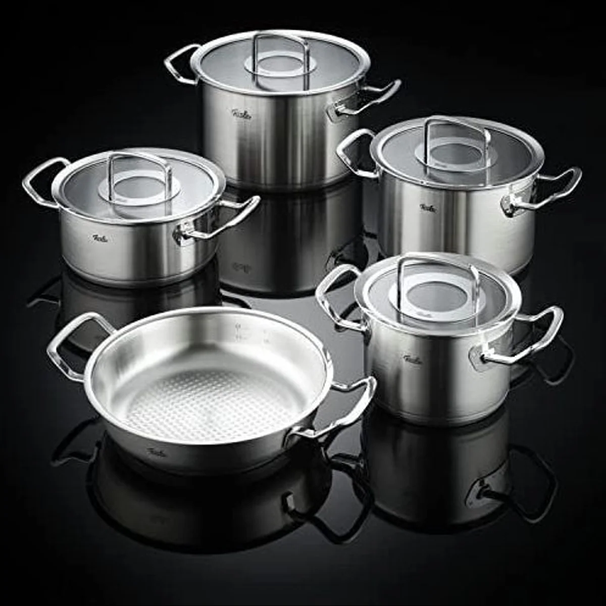 Fissler Original-Profi Collection Topf-Set, 5-teilig, Edelstahl 18/10 — für Profiköche und Hobbyköche 2
