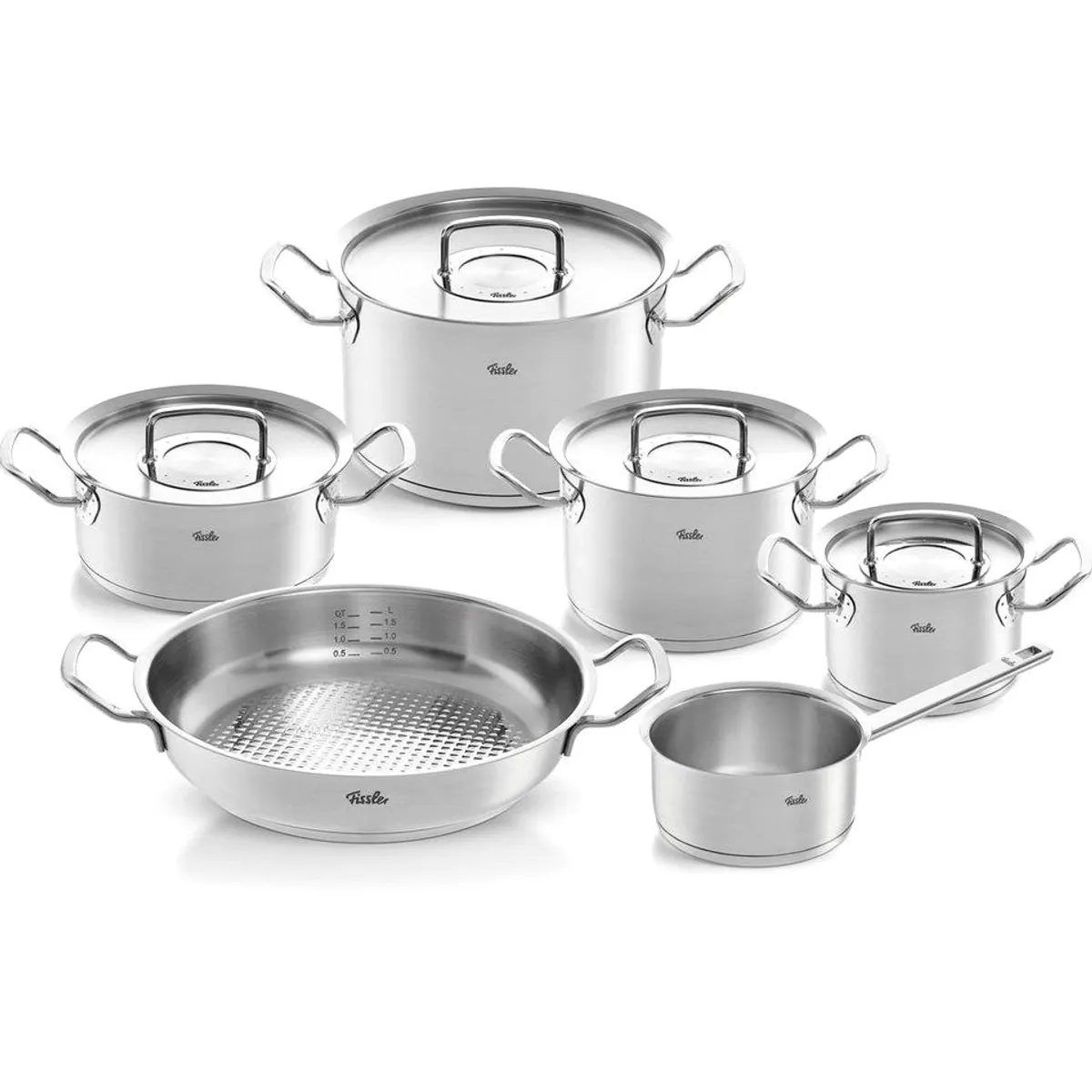 Fissler Original-Profi Collection Topf-Set, induktionsgeeignet, 6-teilig