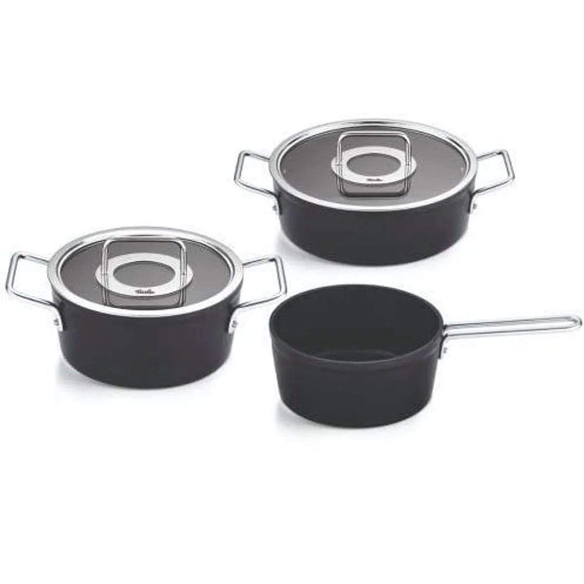 Fissler Adamant Topf-Set, kratzfeste Oberfläche, Made in Germany — 3-teilig, Aluminium