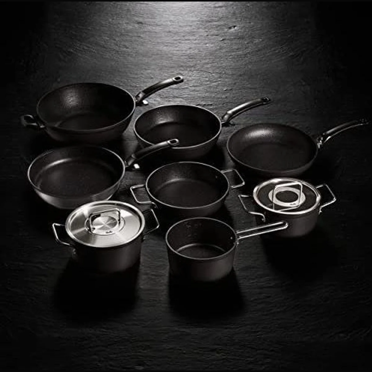 Fissler Adamant Topf-Set, kratzfeste Oberfläche, Made in Germany — 3-teilig, Aluminium 2