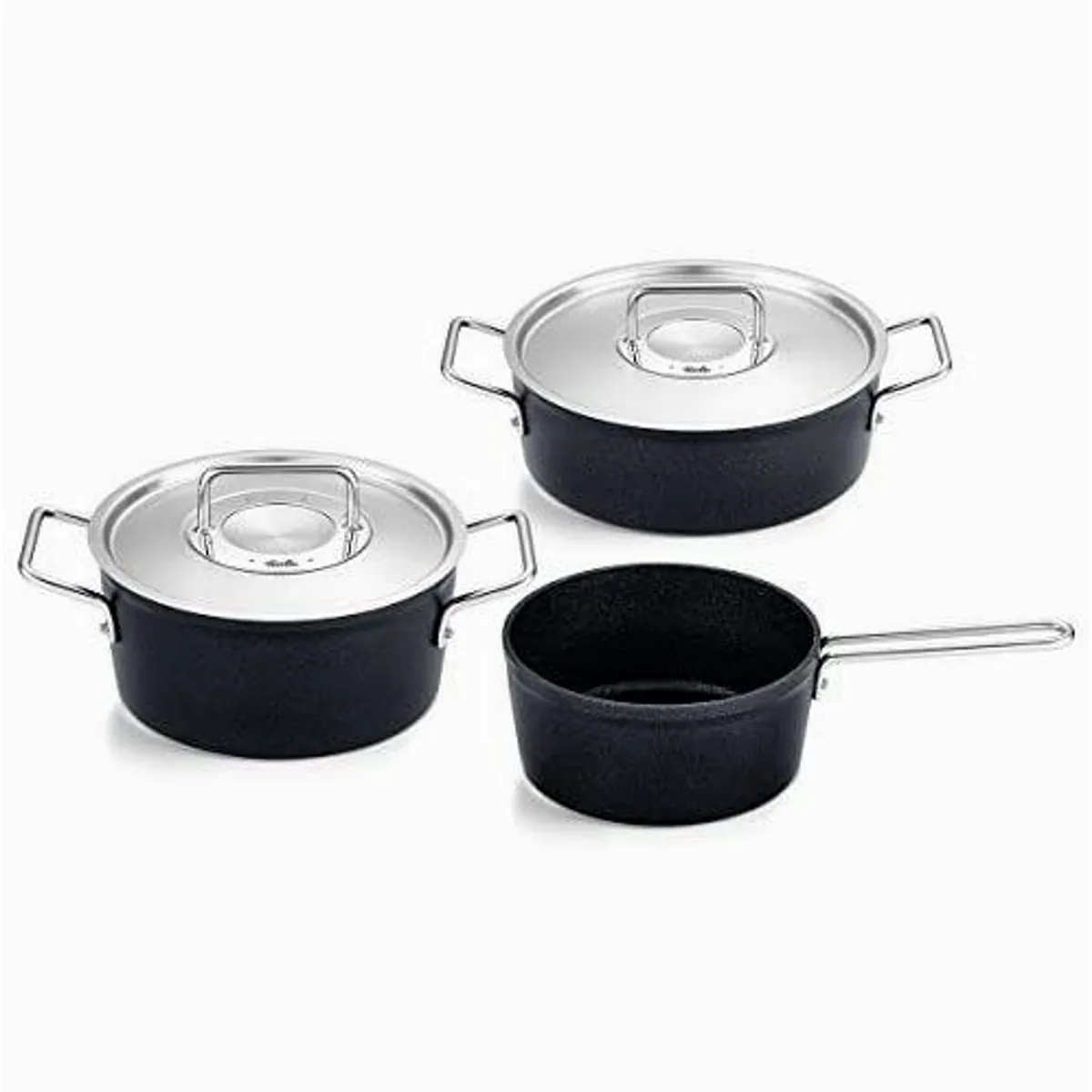Fissler Adamant Topf-Set, 3-teilig, Aluminium — kratzfeste Beschichtung, Made in Germany, vielseitig einsetzbar