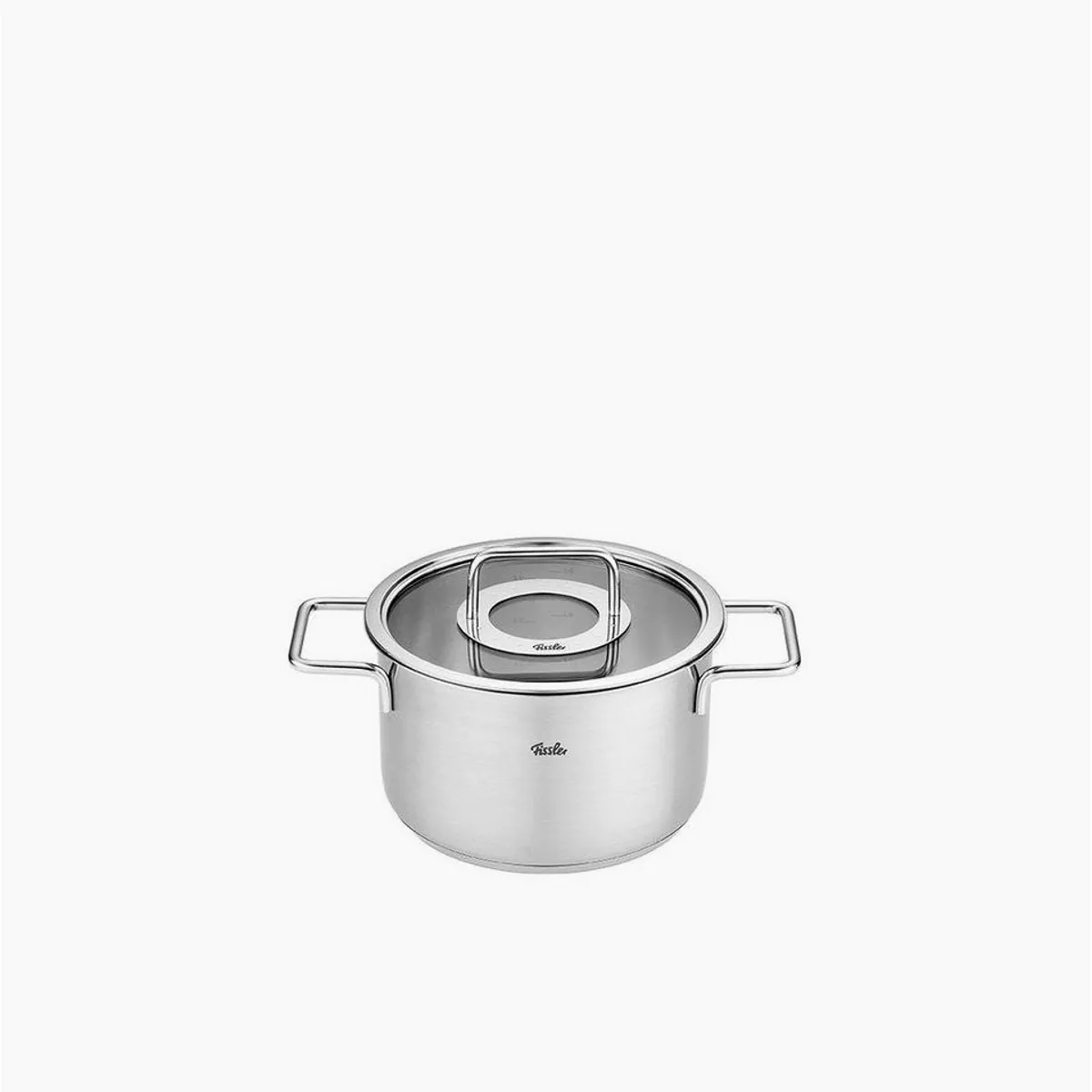 Fissler Pure Collection Topf-Set, 4-teilig, Edelstahl 18/10 — langlebig, backofengeeignet, gleichmäßige Wärmeverteilung 2