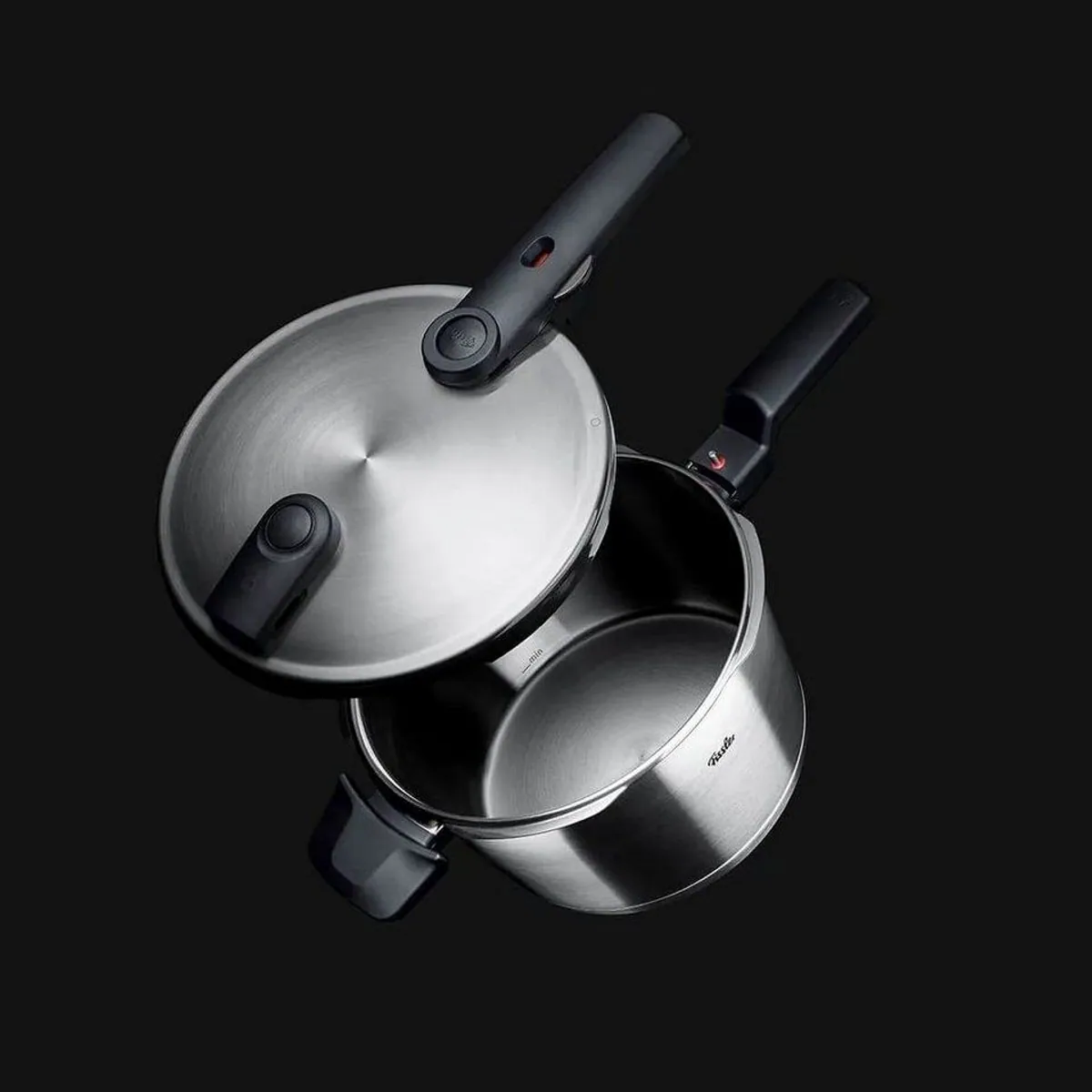 Fissler Vitaquick Premium Schnellkochtopf 8L, effizientes Kochen mit Sicherheitsventil 5
