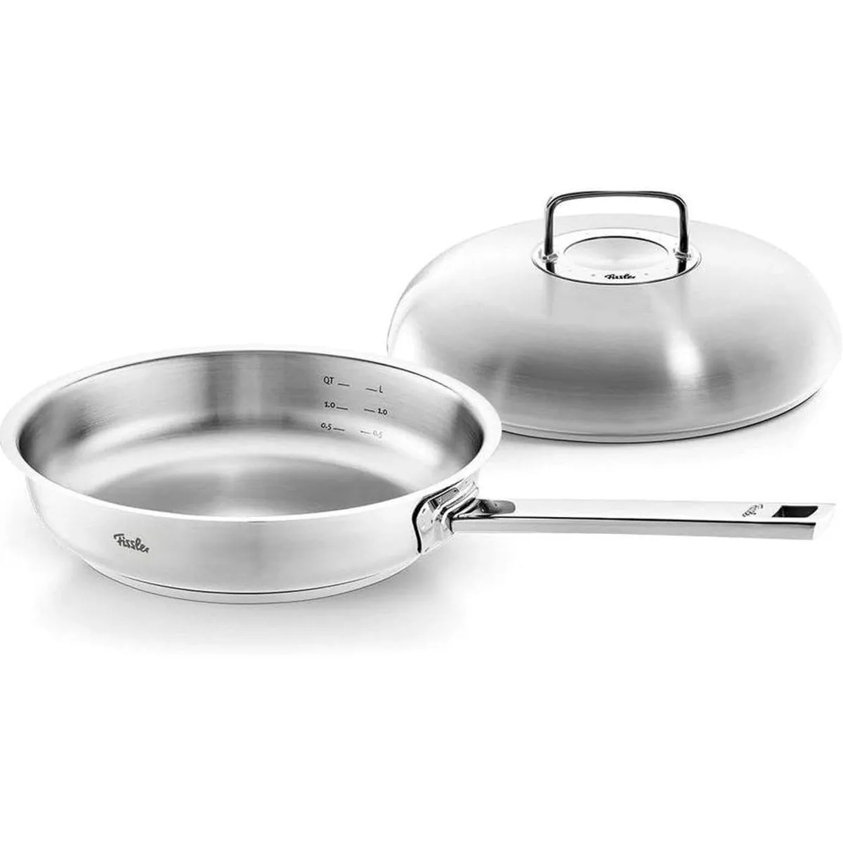 Fissler Original-Profi Collection Pfanne 28cm, Edelstahl 18/10, Hochraumdeckel, CookStar Boden
