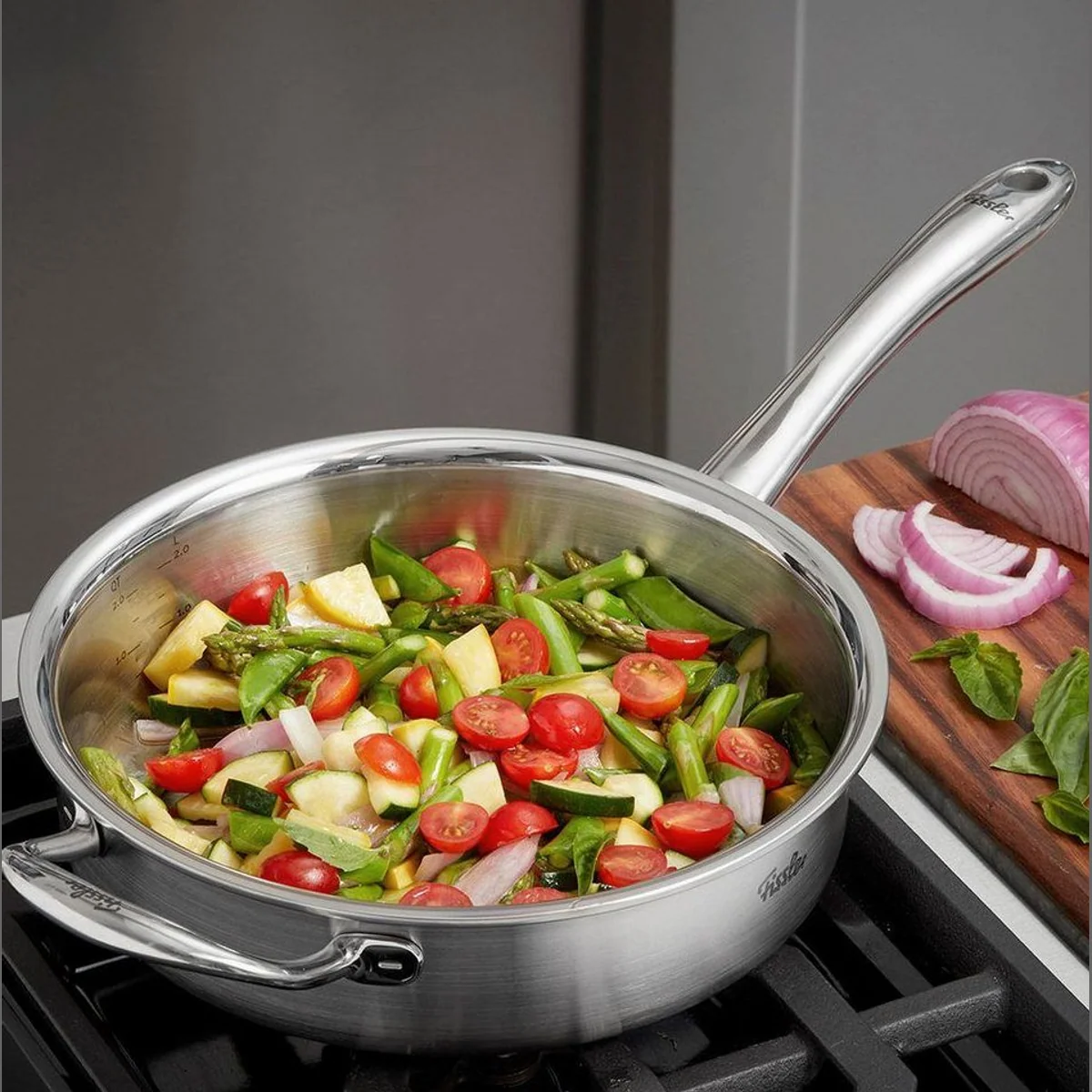 Fissler M5 Pro-Ply Bratpfanne, präzise Temperaturkontrolle, 5-lagiges Mehrschichtmaterial 5