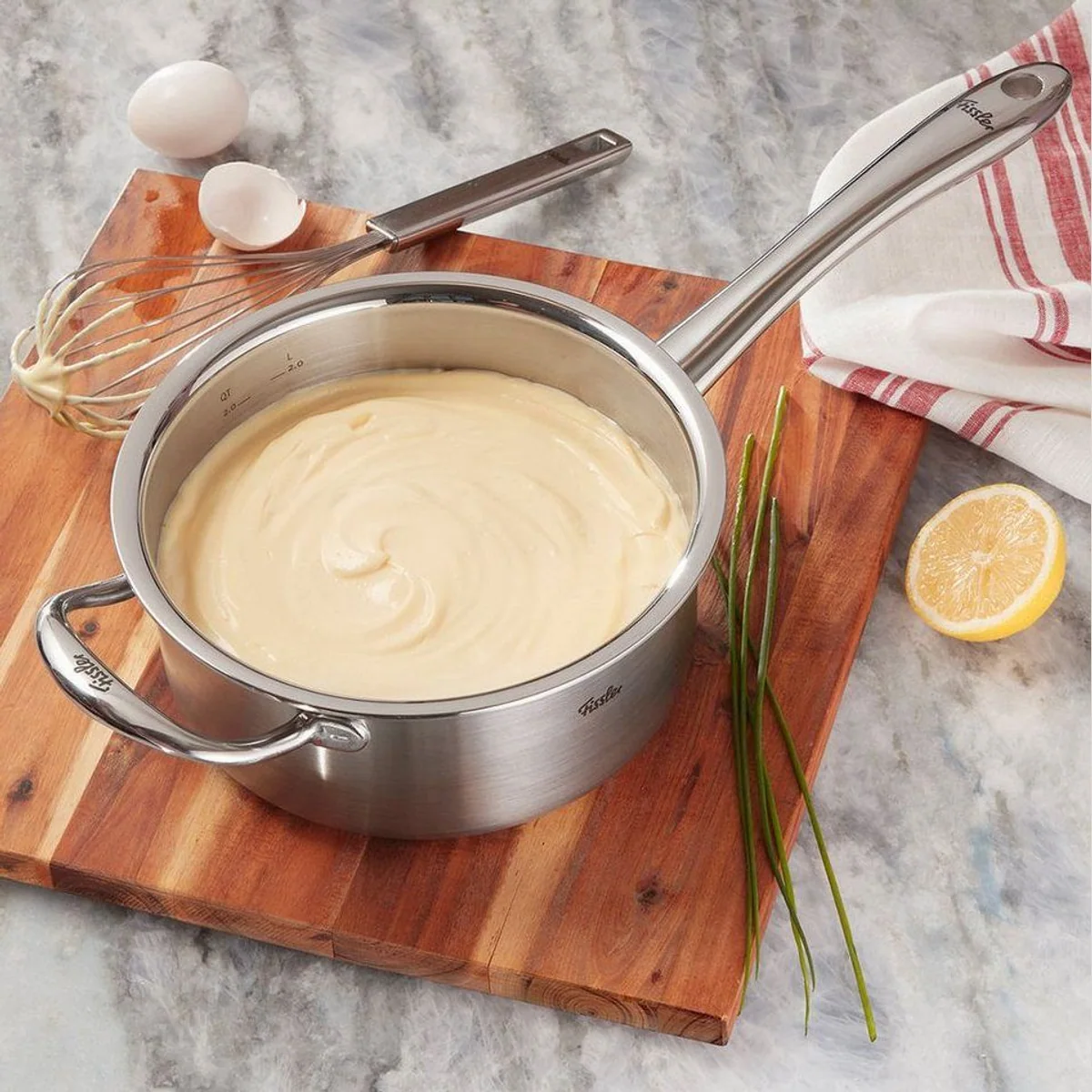 Fissler M5 Pro-Ply Topf-Set, 5-teilig, präzise Wärmeverteilung, ergonomische Griffe 5