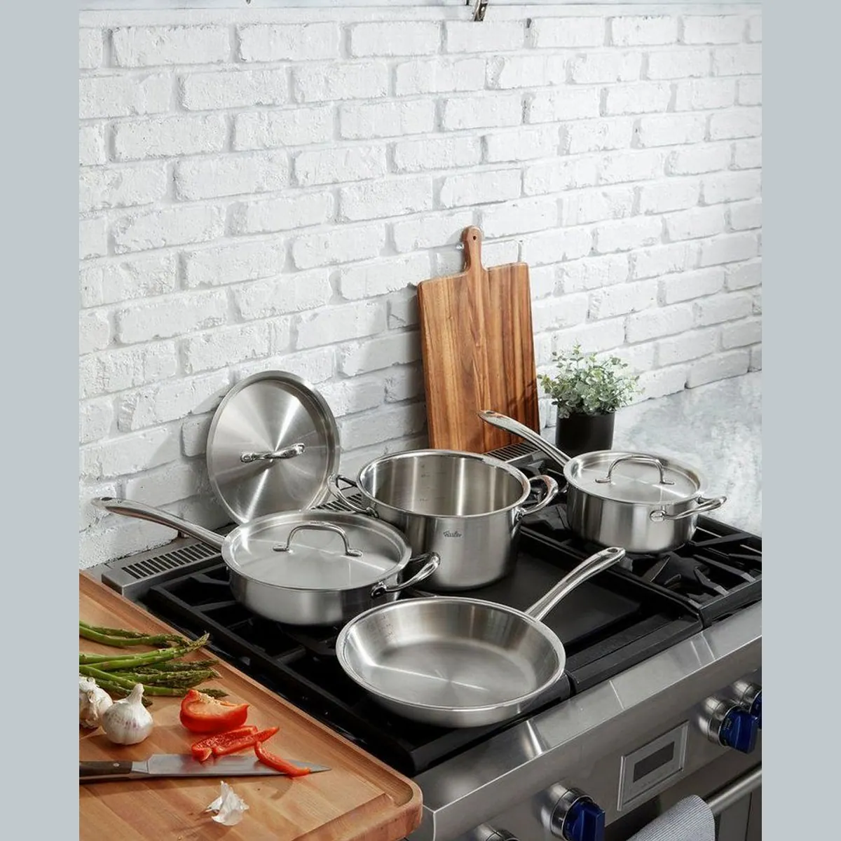 Fissler M5 Pro-Ply Topf-Set, 7-teilig, optimale Wärmeverteilung, ergonomische Griffe 3