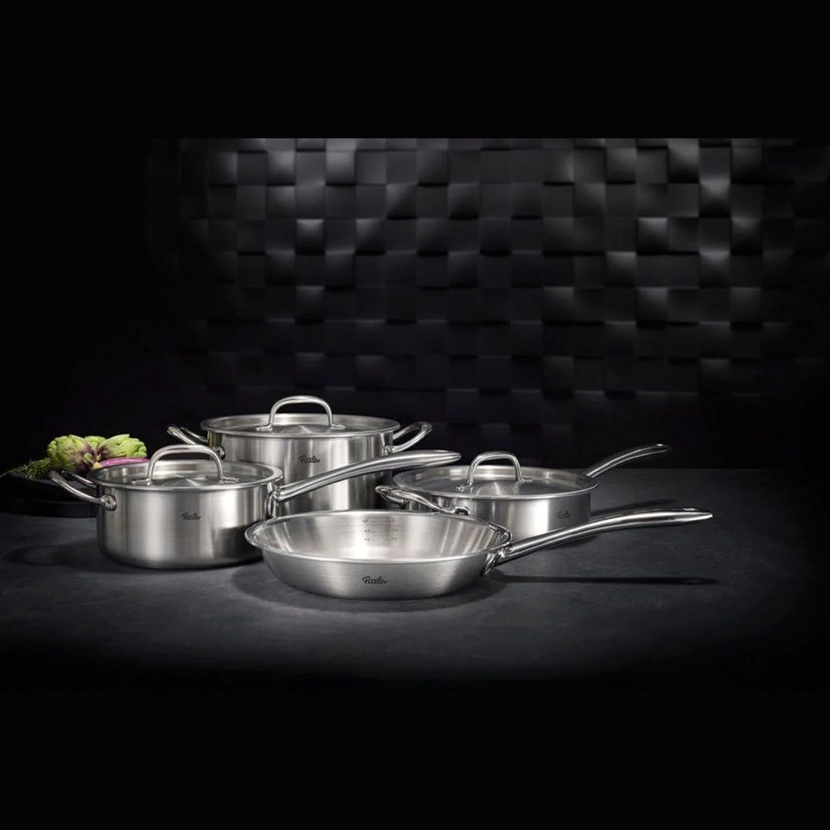 Fissler M5 Pro-Ply Topf-Set, 7-teilig, optimale Wärmeverteilung, ergonomische Griffe 5