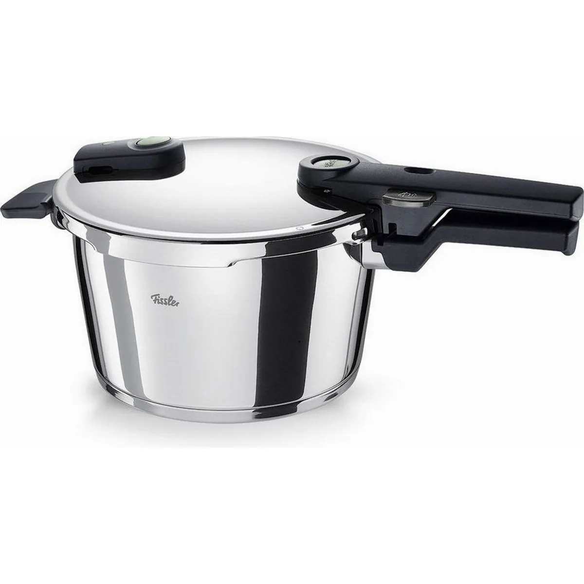 Fissler Vitaquick Elemental Schnellkochtopf, 2 Garstufen, Edelstahl 18/10