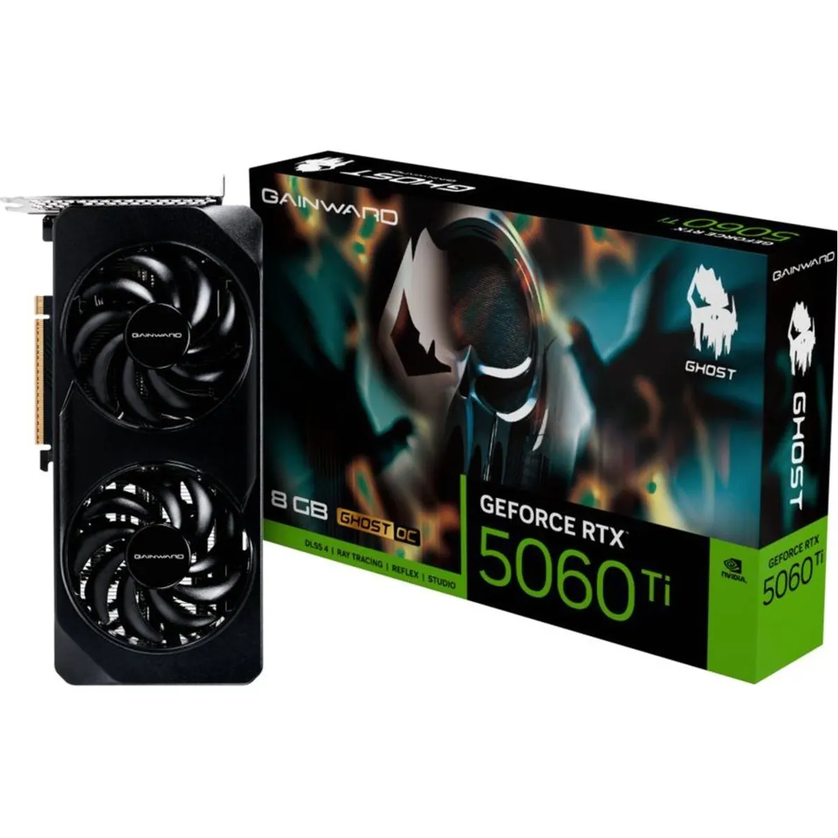 Gainward GeForce RTX 5060 Ti Ghost OC 8GB, hohe Leistung, DLSS 5, 3x DisplayPort