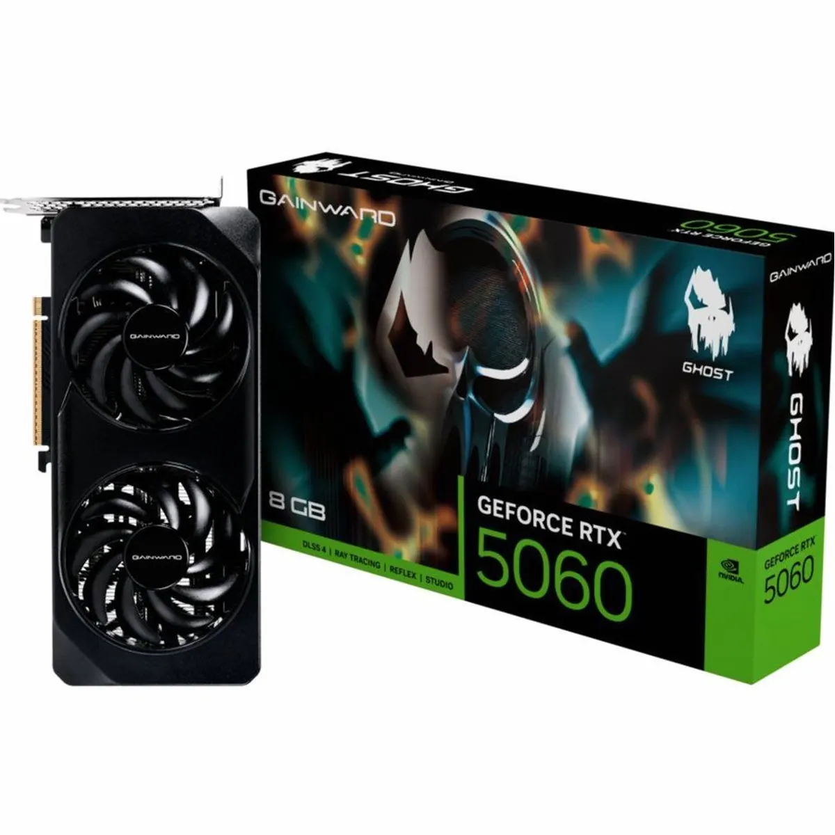 Gainward GeForce RTX 5060 Ghost 8GB, hohe Leistung mit DLSS 5, 3x DisplayPort, HDMI 2.1