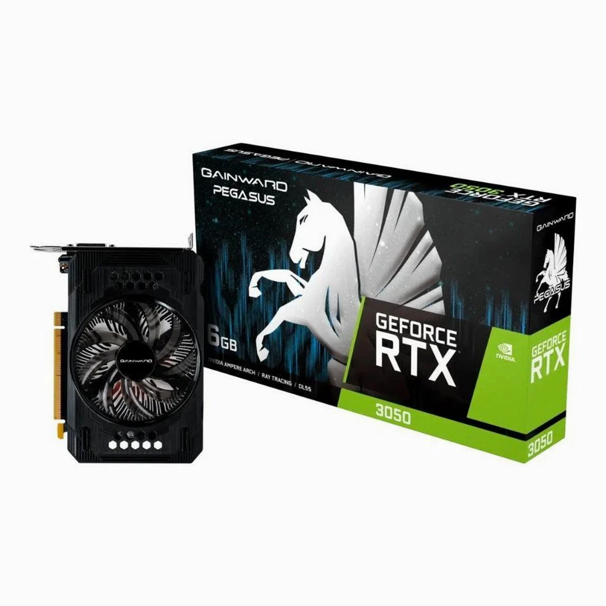 Gainward GeForce RTX 3050 Pegasus, 6 GB GDDR6, hohe Leistung und Effizienz