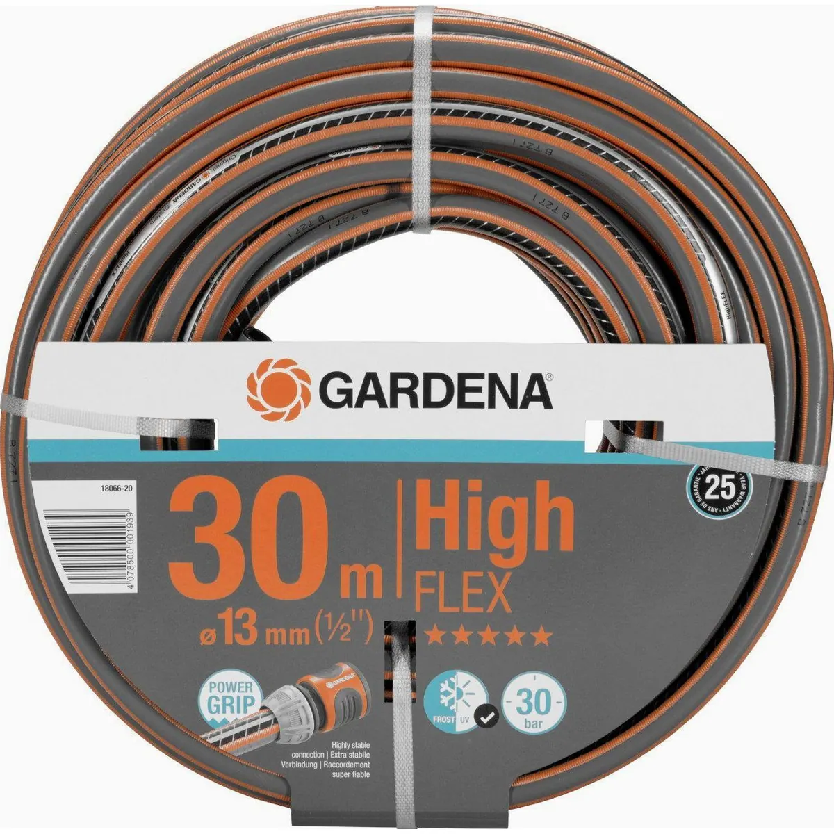 Gardena Comfort HighFlex Gartenschlauch 30 m, druckfest, flexibel, UV-beständig