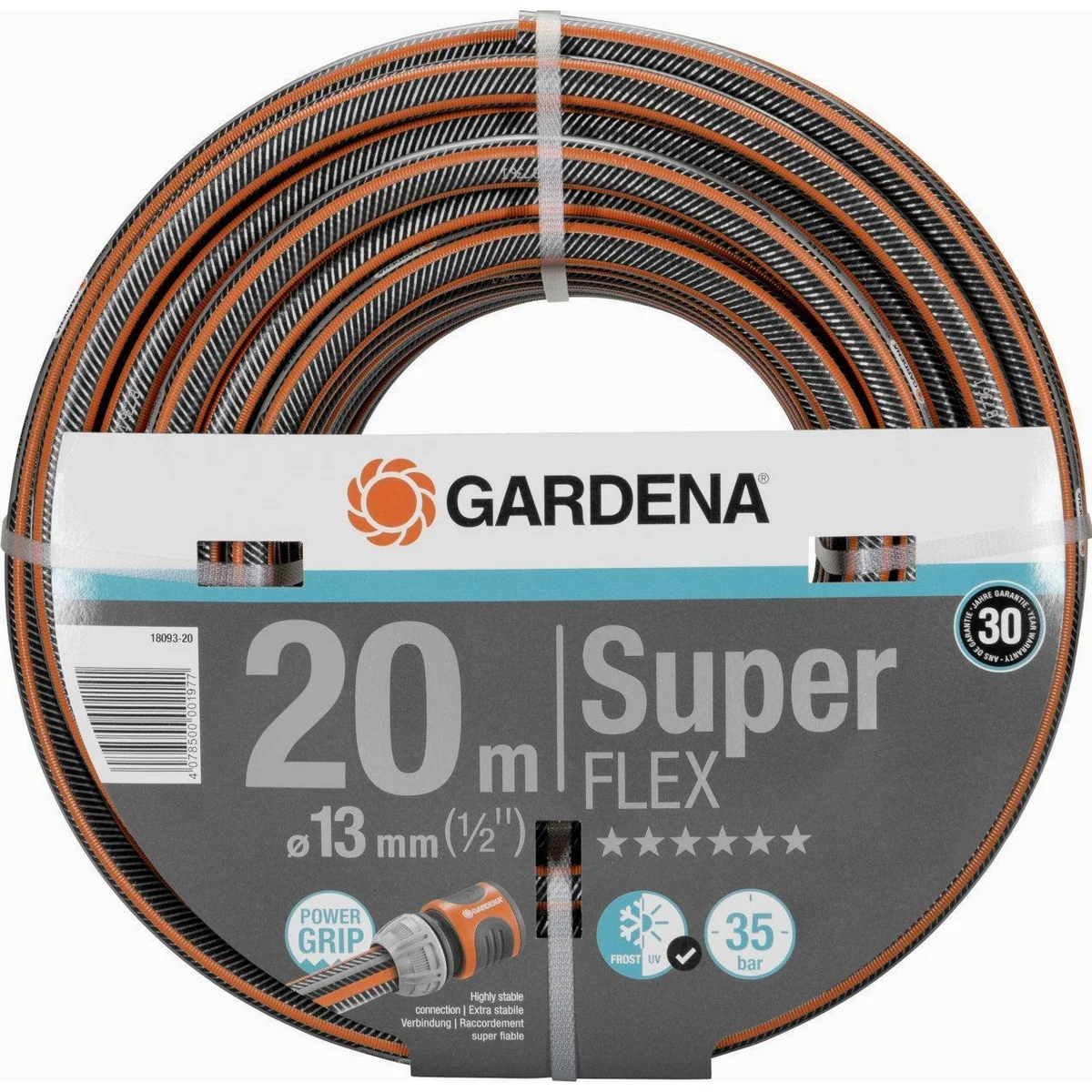 GARDENA Schlauch Superflex 20 m, UV-beständig, hochflexibel, druckbeständig
