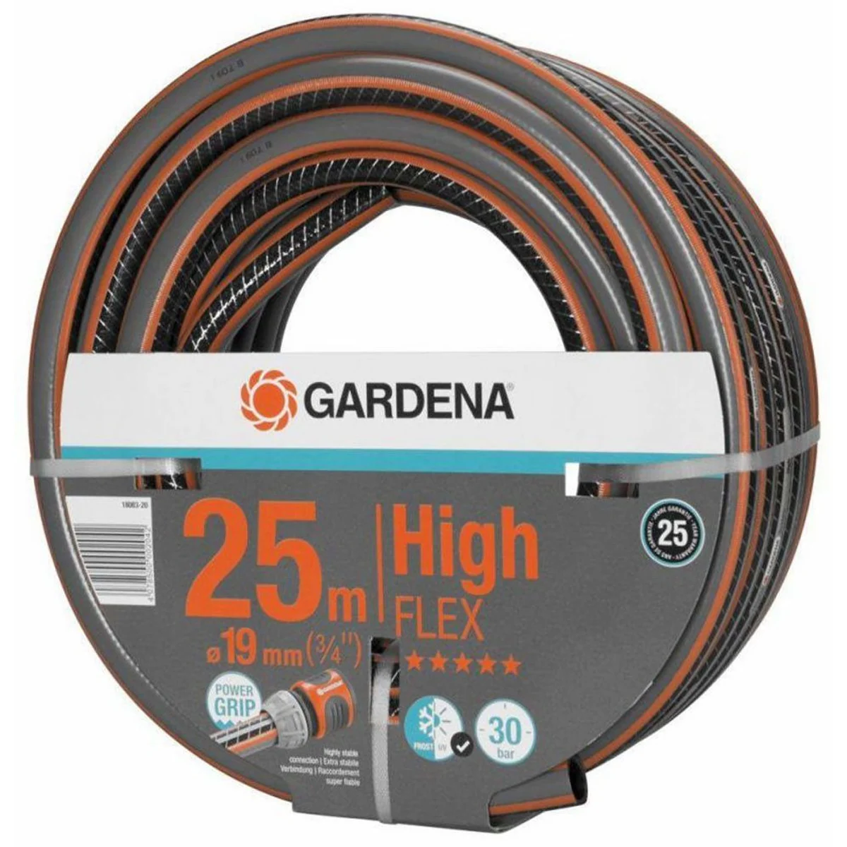 GARDENA Comfort HighFLEX Schlauch, 25 m, 19 mm (3/4), hohe Flexibilität