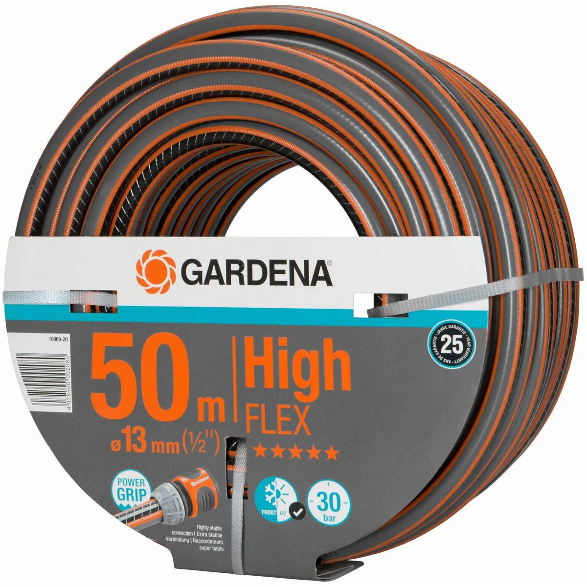 GARDENA Comfort HighFLEX Gartenschlauch, flexible Handhabung, langlebig & druckfest