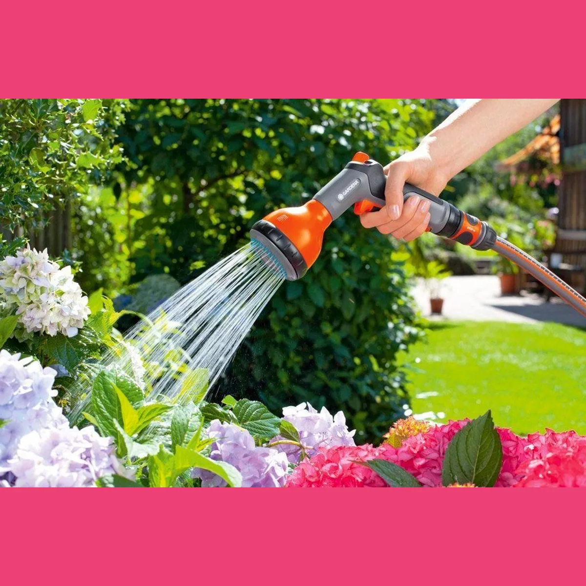 Gardena Classic Multibrause, vielseitige Anwendung, ergonomisches Design, einfache Handhabung 4