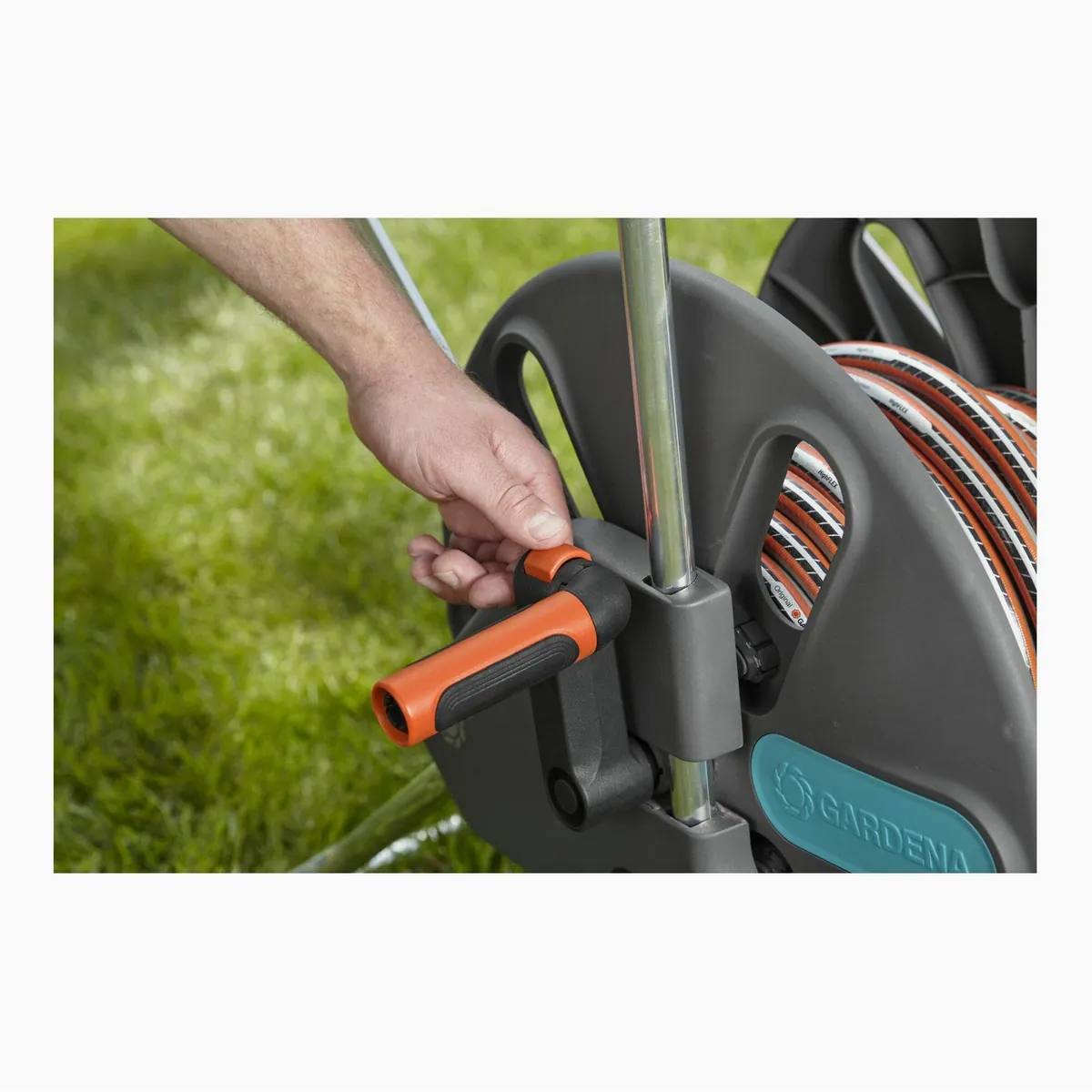 Gardena CleverRoll L Easy Schlauchwagen, einfache Handhabung, frostgeschützt, wartungsfrei 2