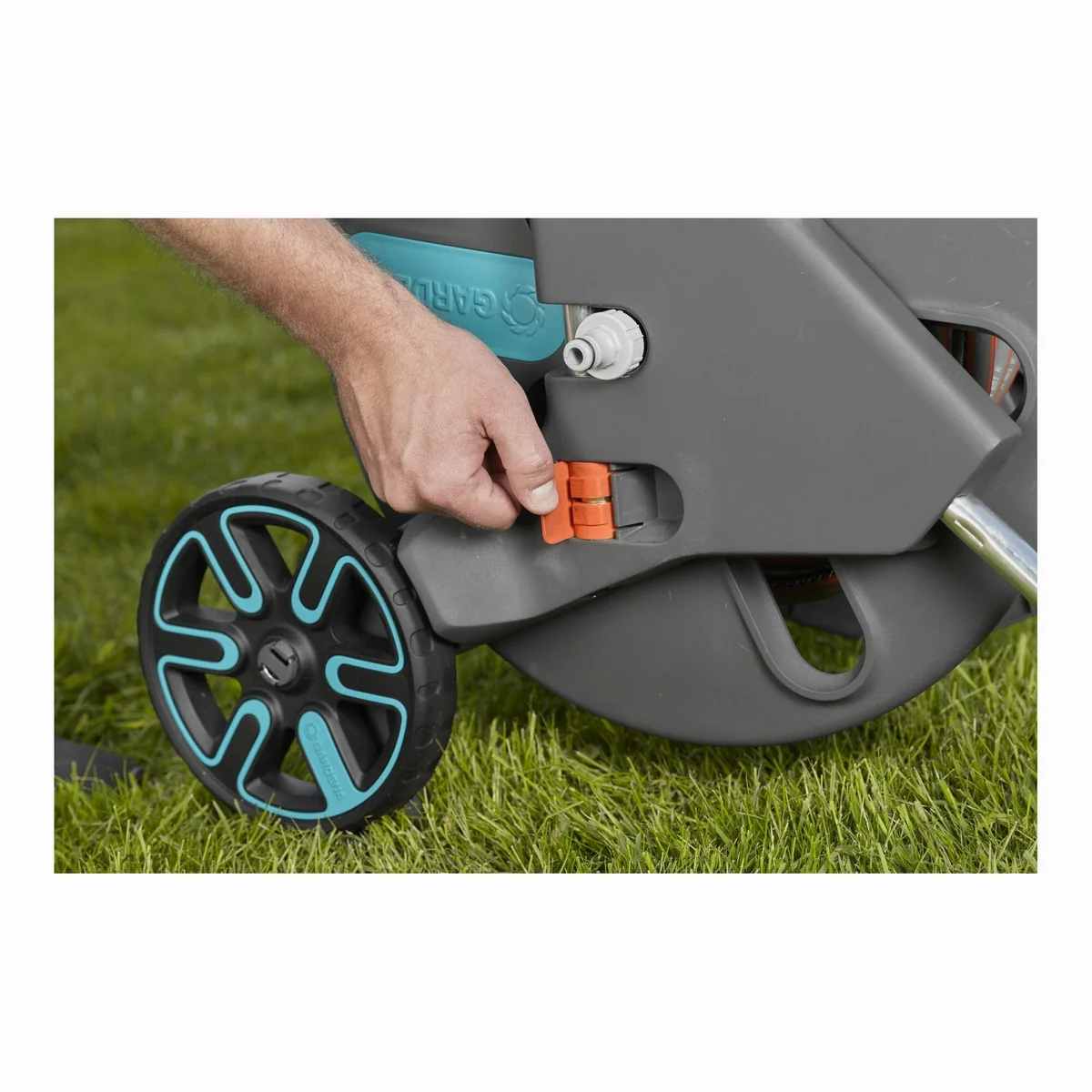 Gardena CleverRoll L Easy Schlauchwagen, einfache Handhabung, frostgeschützt, wartungsfrei 3