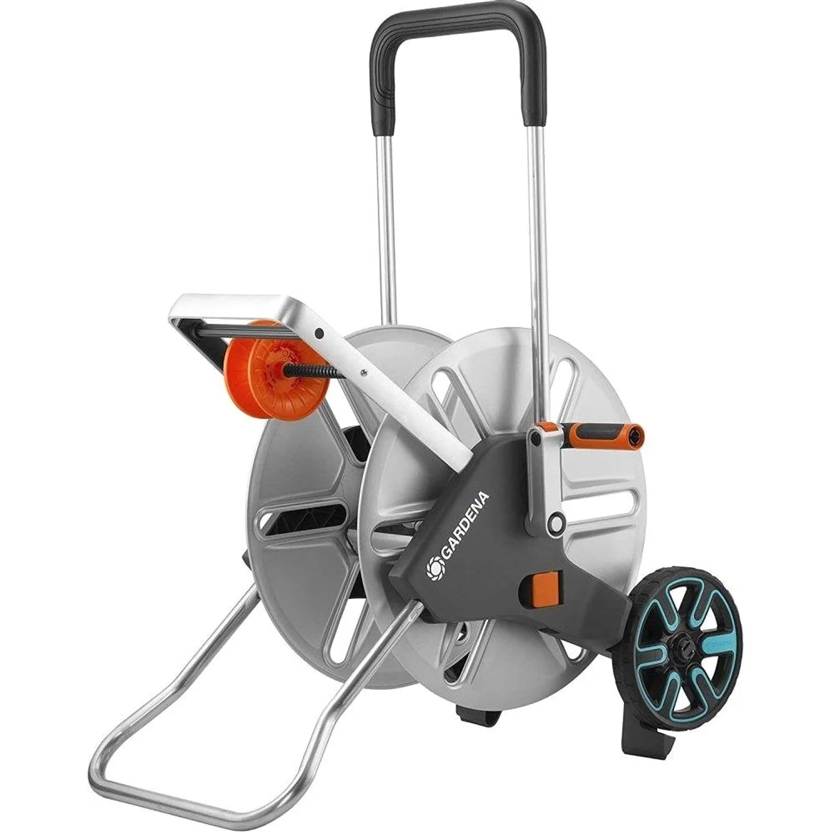 GARDENA CleverRoll Schlauchwagen, einziehbar, bis 100 m Schlauch, frostsicher