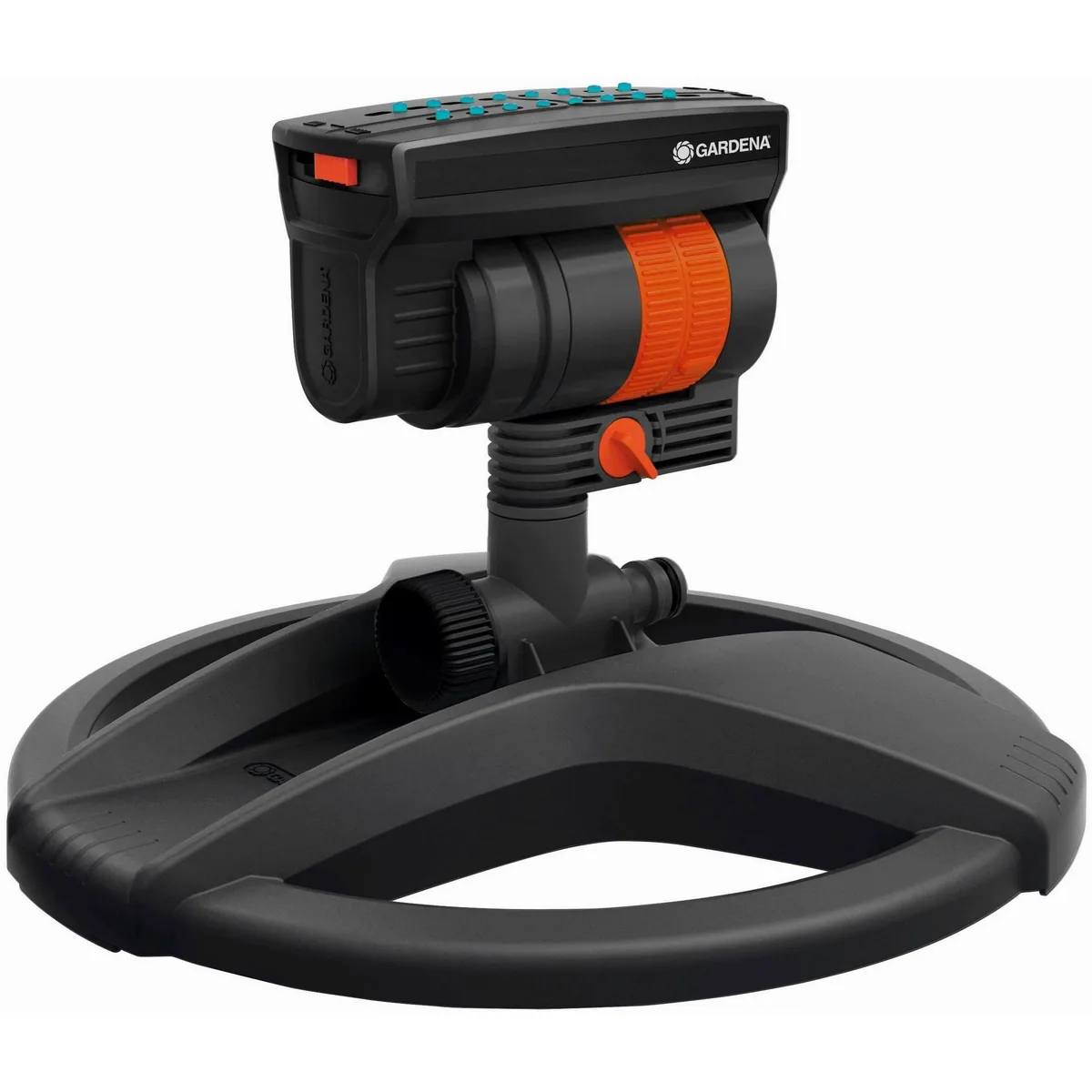 Gardena AquaZoom compact Viereckregner, präzise Bewässerung, für Flächen bis 216 m²
