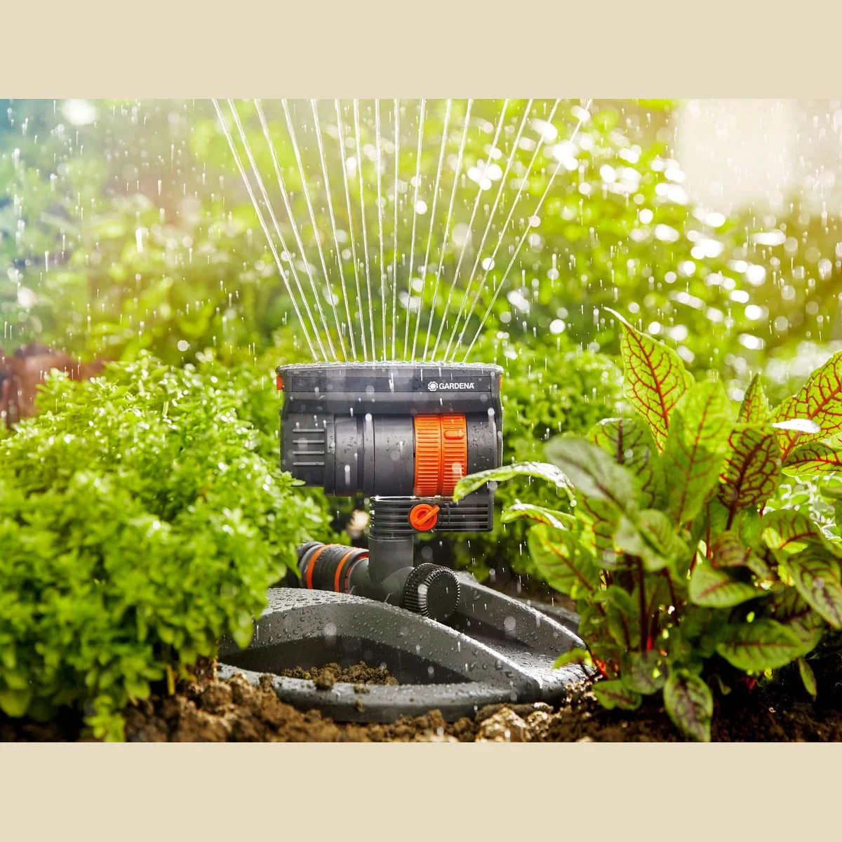 Gardena AquaZoom compact Viereckregner, präzise Bewässerung, für Flächen bis 216 m² 4