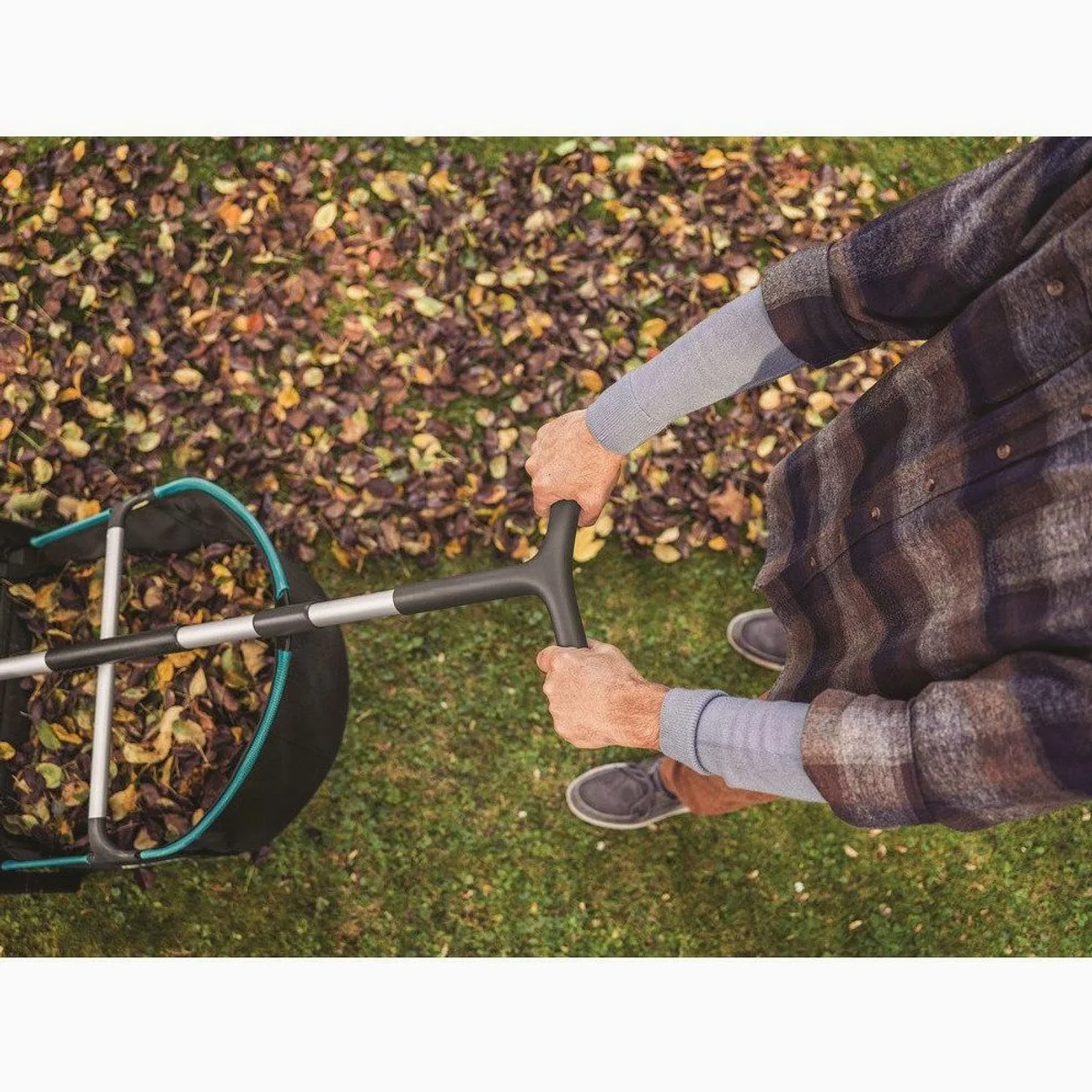 GARDENA Laubsammler, ergonomisch, höhenverstellbar, einfache Handhabung 5